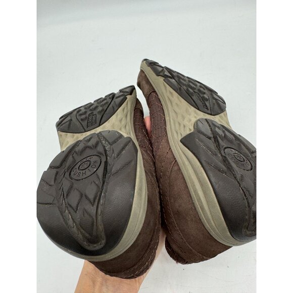 Merrell Womens Suede Slip-On Loafers Shoes 9 Brown Casual Hiking Outdoors - Picture 13 of 13